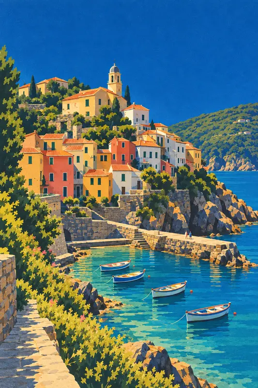 Harbour Town in Italian Modern 1936: Your square, built from bold rationalist planes