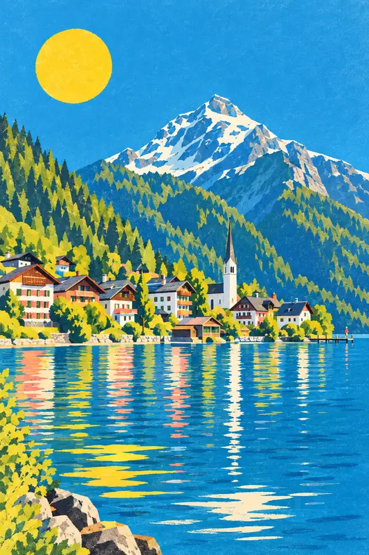 Lake Village — Mediterranean 1955
